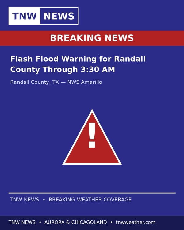 Flash Flood Warning for Randall County Through 3:30 AM