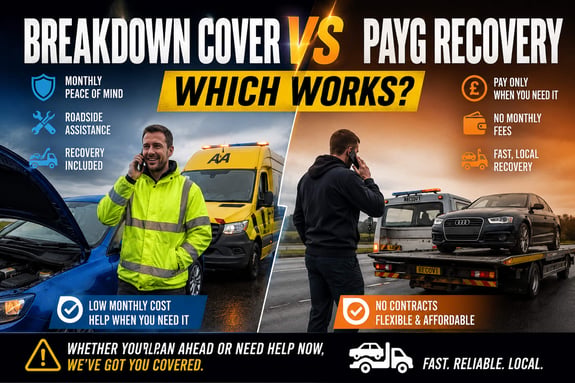 Breakdown Cover vs PAYG Recovery: Which Works?