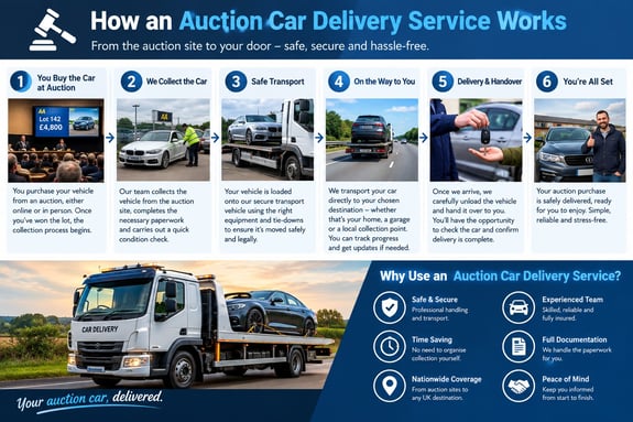 How an Auction Car Delivery Service Works