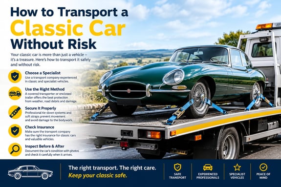 How to Transport a Classic Car Without Risk