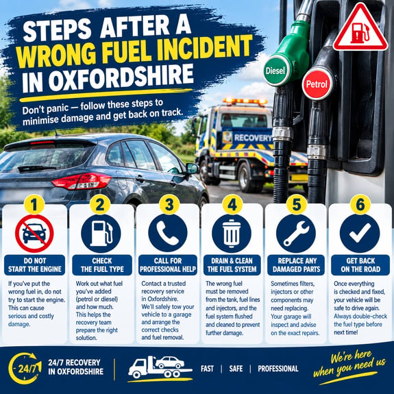 Steps After a Wrong Fuel Incident in Oxfordshire
