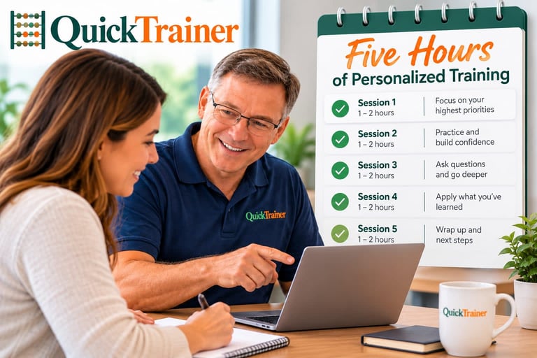 One-on-One Training for QuickBooks® Users
