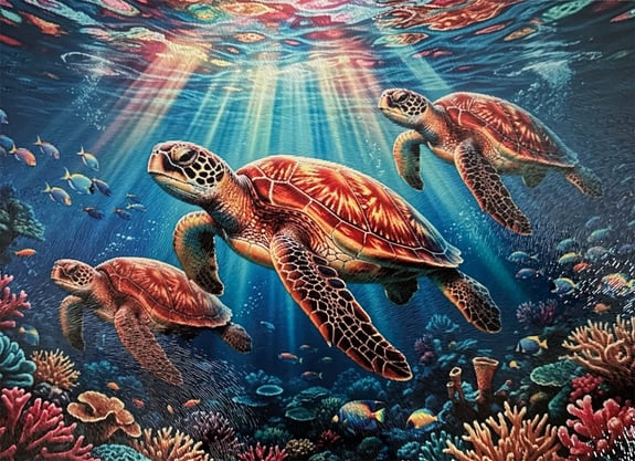 Underwater Paradise Cutting Board