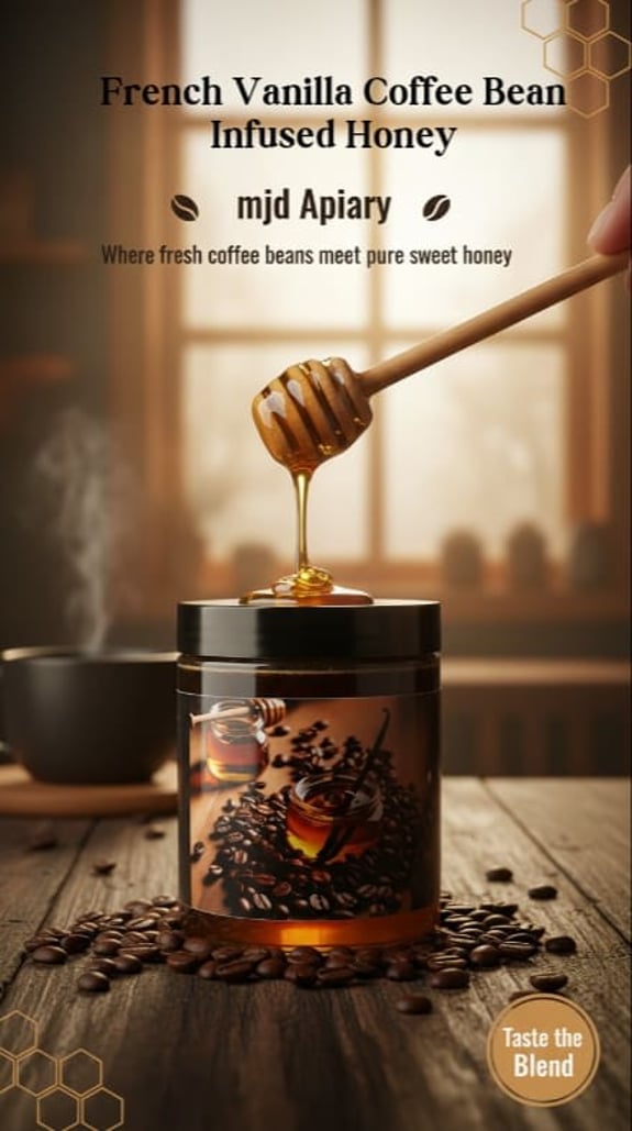 Coffee Bean Infused Honeys