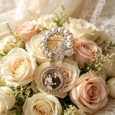 Butterfly Personalised Memory Bouquet Charm — Carry Their Love Down the Aisle