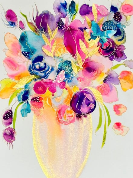Happiness In A Vase (SOLD)