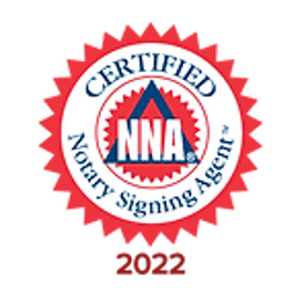Certified Notary Signing Agent 2022 Badge